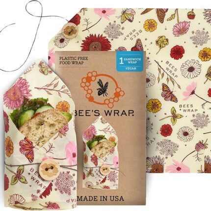 Bee's Wrap Vegan Beeswax Wraps for Food